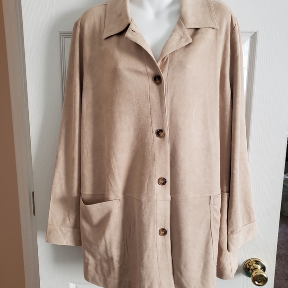 Faux Suede Jacket - Picture 7 of 14